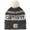 Carhartt Unisex Strickmütze Mit Bommel Pom-Pom Cuffed Logo