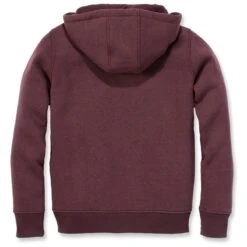 Carhartt Damen Sweatjacke Clarksburg Zip Sweatshirt -Carhartt Arbeitswelt Verkaufsgeschäft 10017157 fudge 03