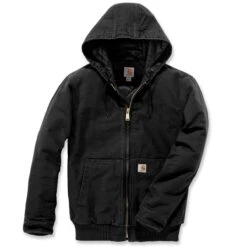 Carhartt Herren Jacke Duck Active -Carhartt Arbeitswelt Verkaufsgeschäft 10017175 schwarz 04