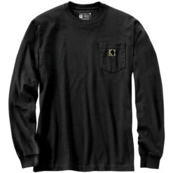 Carhartt Herren Longsleeve Pocket Camo C Graphic