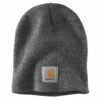 Carhartt Knit Hat Mütze Dunkelgrau