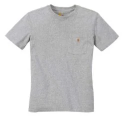 Carhartt Damen T-Shirt Workwear Pocket Grau