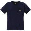 Carhartt Damen T-Shirt Workwear Pocket Navy Blau
