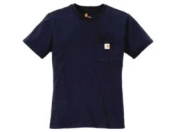 Carhartt Damen T-Shirt Workwear Pocket Navy Blau
