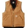 Carhartt Duck Weste Actic Quilt Lined Braun