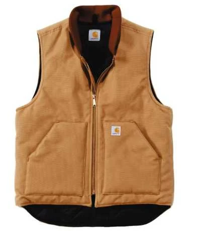Carhartt Duck Weste Actic Quilt Lined Braun 1 Carhartt Duck Weste Actic Quilt Lined Braun
