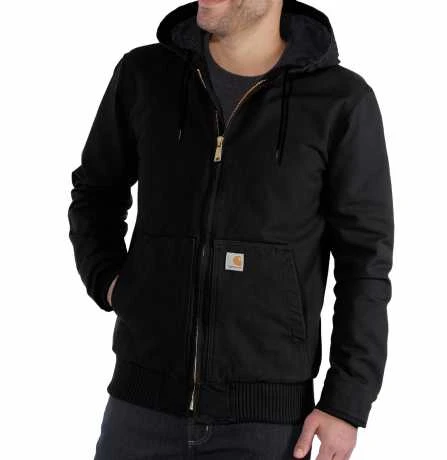 Carhartt Duck Active Jacke Schwarz 3 Carhartt Duck Active Jacke Schwarz – Bild 3
