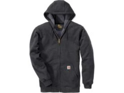 Carhartt Zip Hoodie Midweight Carbon Grau Meliert