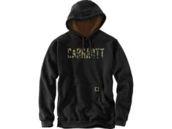 Carhartt Midweight Camo Logo Sweatshirt, Schwarz