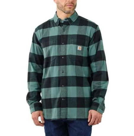 Carhartt Rugged Flex Midweight Flannelhemd Slate Grün 2 Carhartt Rugged Flex Midweight Flannelhemd Slate Grün – Bild 2