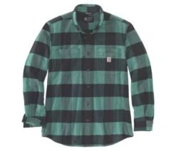 Carhartt Rugged Flex Midweight Flannelhemd Slate Grün