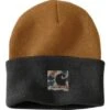 Carhartt Knit Camo Patch Beanie Mütze Braun