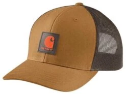 Carhartt Trucker Cap Rugged Flex Twill Mesh-Back Braun