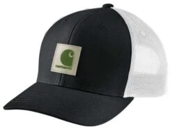 Carhartt Trucker Cap Rugged Flex Twill Mesh-Back Schwarz