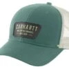 Carhartt Trucker Cap Canvas Mesh-Back Crafted Patch Slate Grün