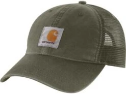Carhartt Trucker Cap Canvas Mesh-Back Basil Grün