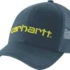 Carhartt Trucker Cap Canvas Mesh-Back Logo Night Blue