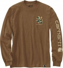 Carhartt Camo-Logo, Langarmshirt