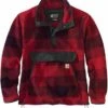 Carhartt Relaxed Fit Plaid, Fleece-Pullover