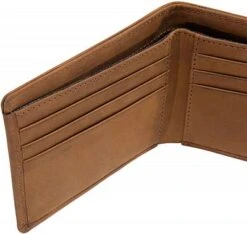 Carhartt Bifold, Geldbörse -Carhartt Arbeitswelt Verkaufsgeschäft saddle leather bifold wallet black 79505 10