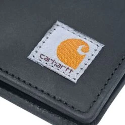 Carhartt Bifold, Geldbörse -Carhartt Arbeitswelt Verkaufsgeschäft saddle leather bifold wallet black 79505 11