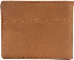 Carhartt Bifold, Geldbörse -Carhartt Arbeitswelt Verkaufsgeschäft saddle leather bifold wallet black 79505 3