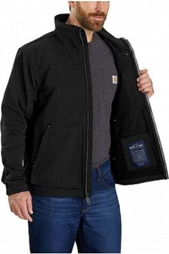 Carhartt Super Dux, Textiljacke -Carhartt Arbeitswelt Verkaufsgeschäft super dux mock neck jacket black 73547 2